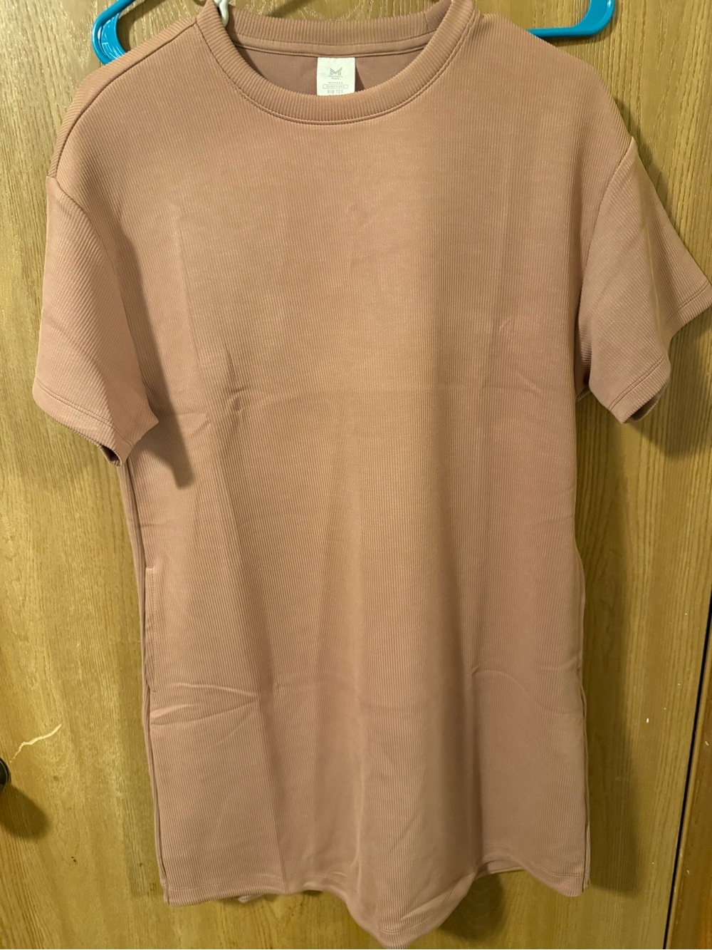 Classic Short-Sleeve dress T-Shirt in Dusty Rose